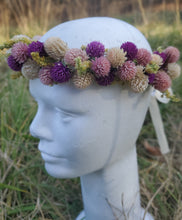 Load image into Gallery viewer, Amaranth Love Dried Flower Crown
