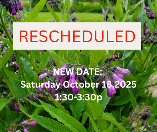 Fall Herb Class: October 18, 2025